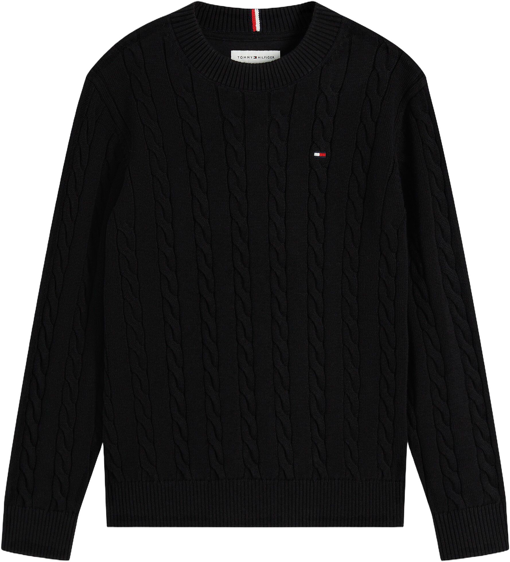 COTTON CABLE SWEATER