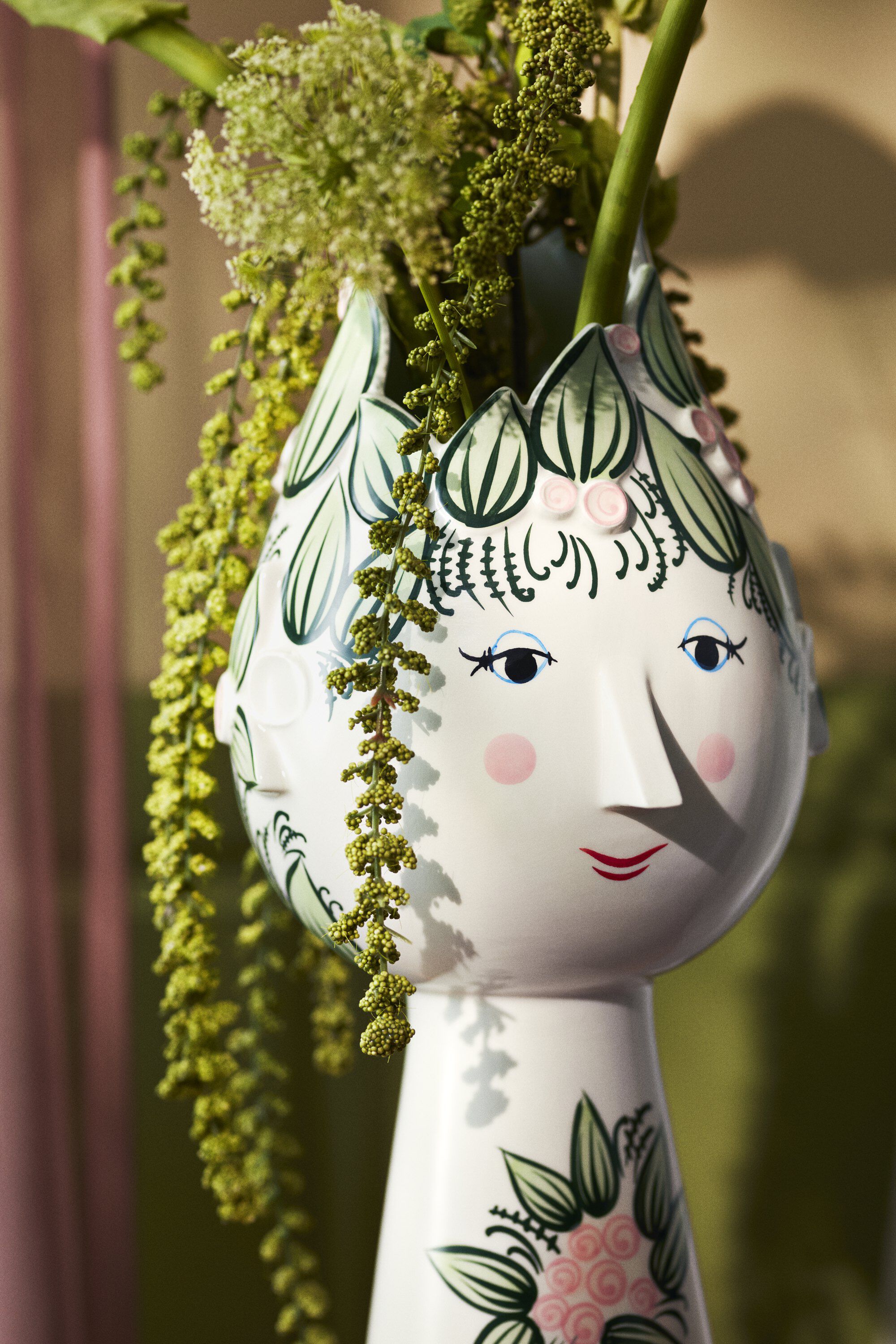 Titania Vase H50 cm gr&oslash;n