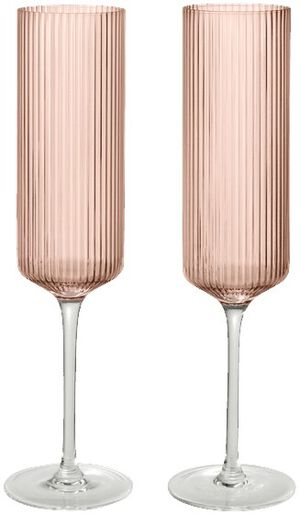 Ripple Champagne Flutes - Set of 2