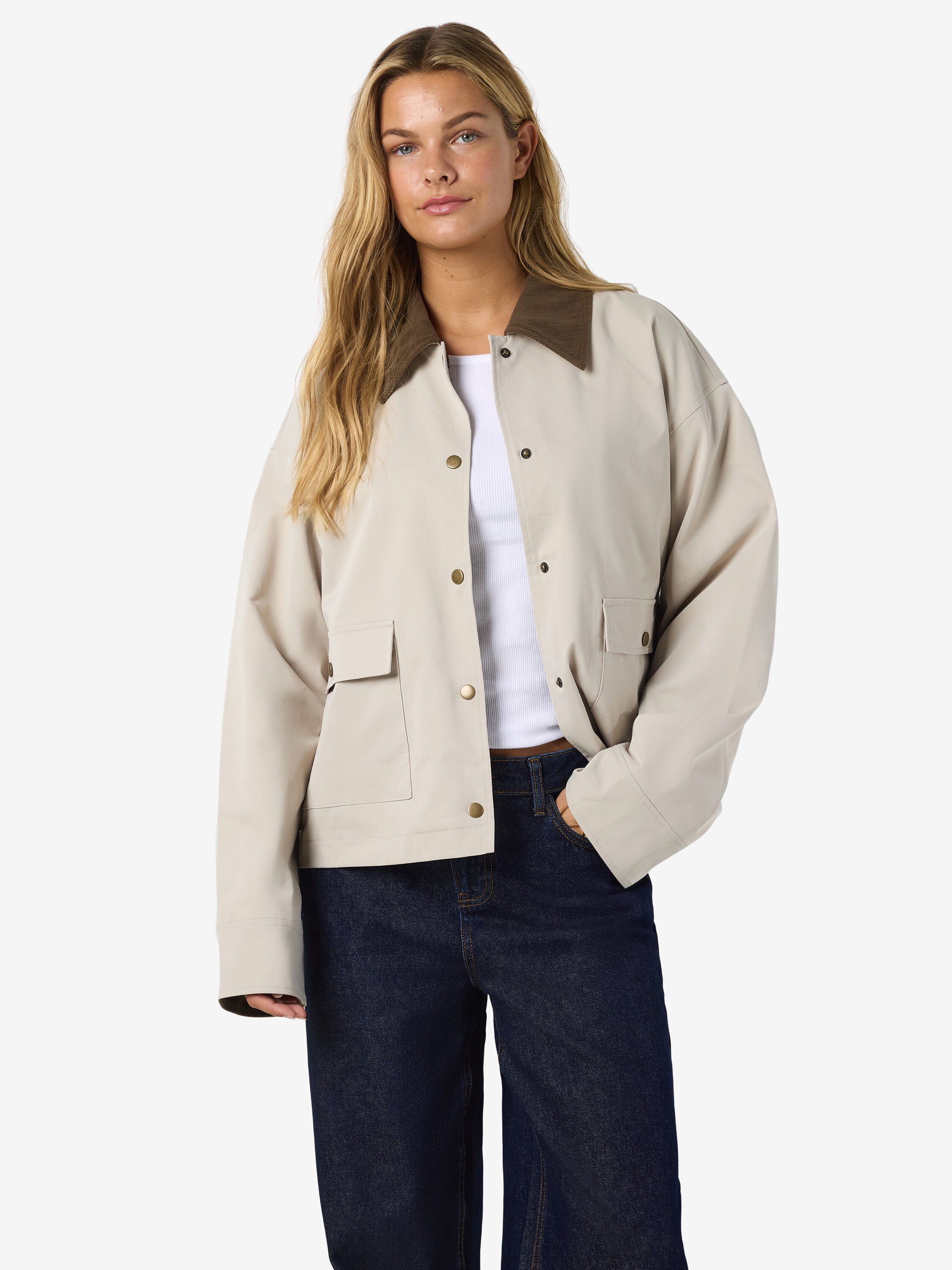 Nmnora Corduroy Collar Jacket Noos