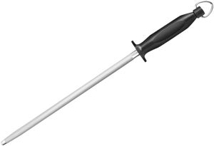 Slipestav rundt 30 cm Stål/Svart