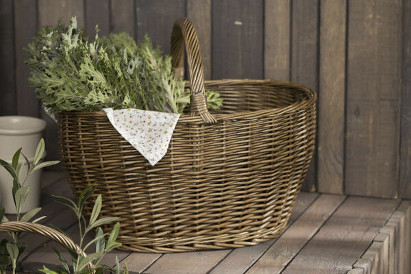 Indkøbskurv m/hank på tværs