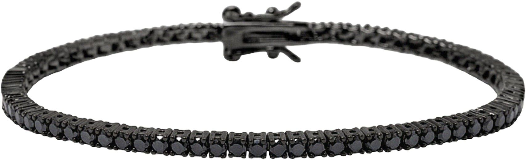 Black Mini Tennis Bracelet