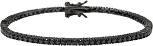 Black Mini Tennis Bracelet