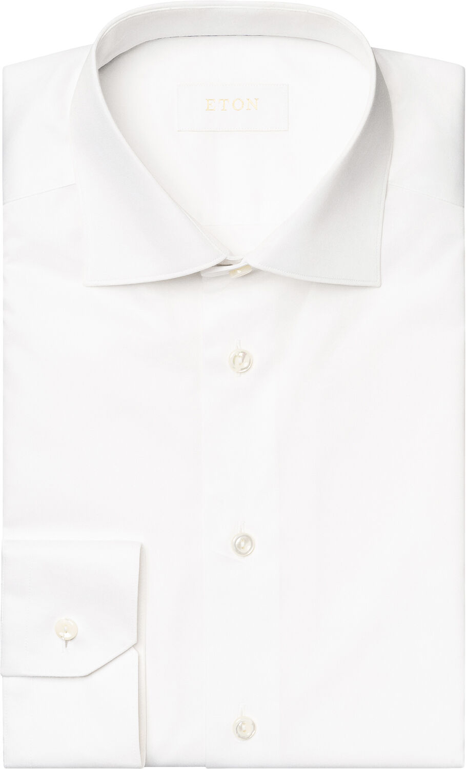 Contemporary Fit White Solid Elevated Twill Shirt