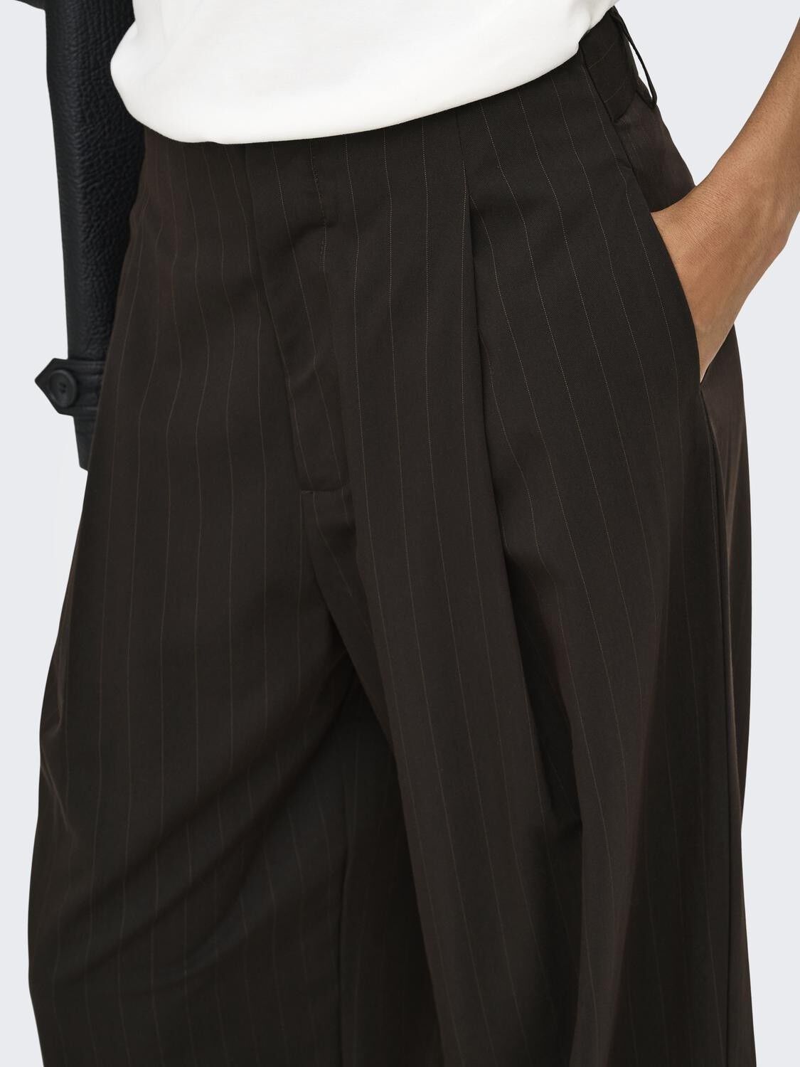 Onlrumba-Alden Mw Pinst Balloon Pant Tlr