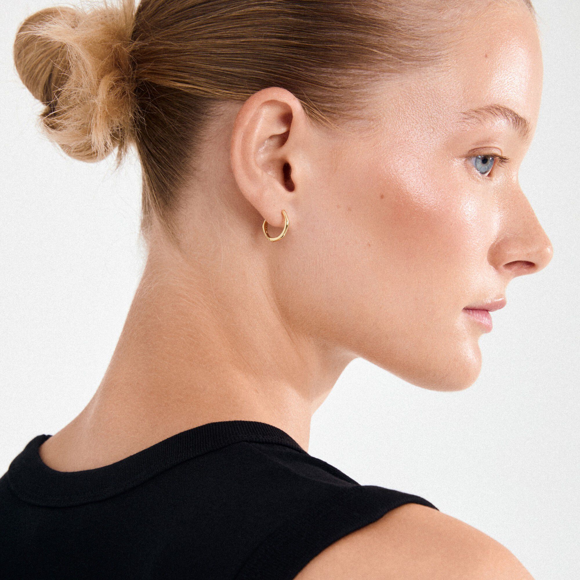 NOVA hoop earrings gold-plated