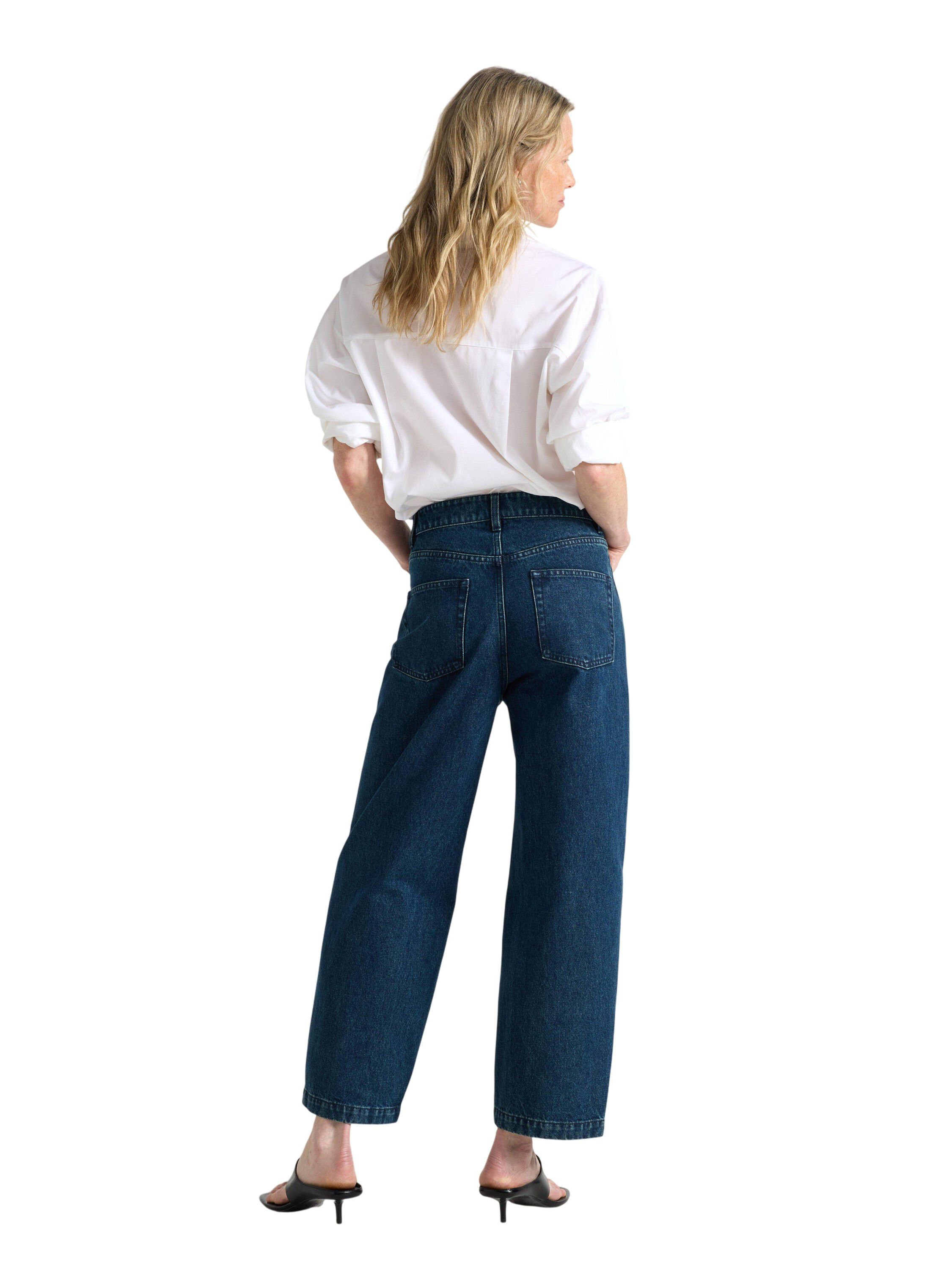 BARREL jeans med ankell&auml;ngd