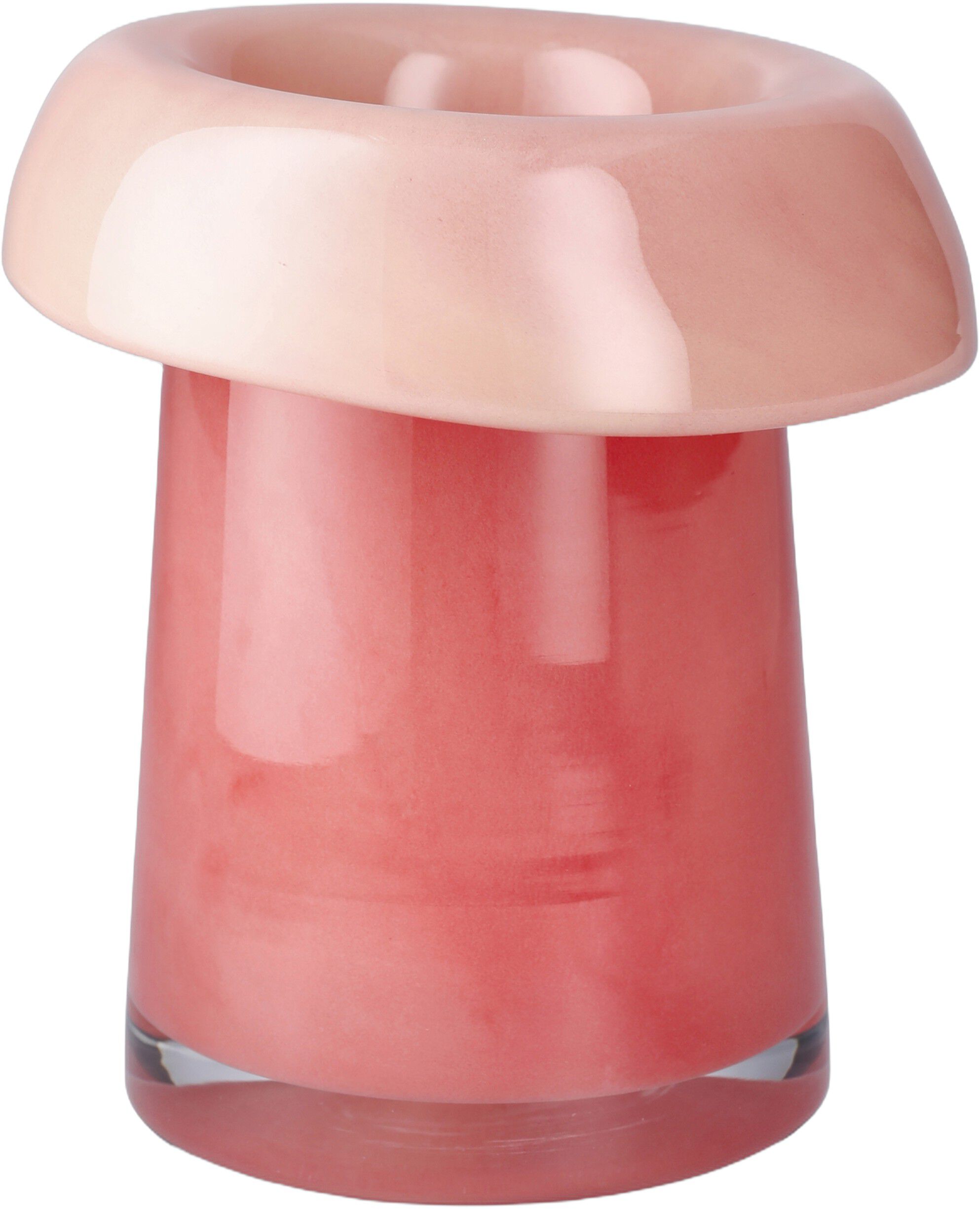 Soma Vase H16. 5 cm koral/fersken