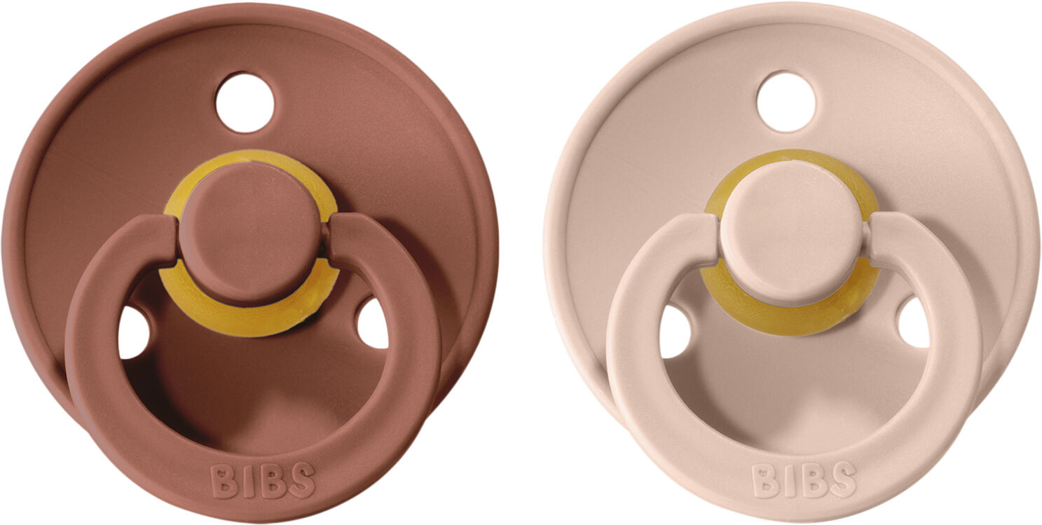 BIBS Colour 2 PACK Woodchuck/Blush