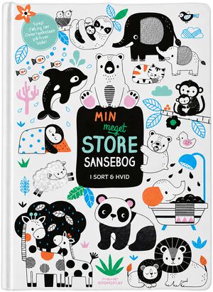 Forlaget ROOM2PLAY - Min meget store sansebog - I sort & hvi