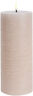 LED pillar candle, Beige, Rustic