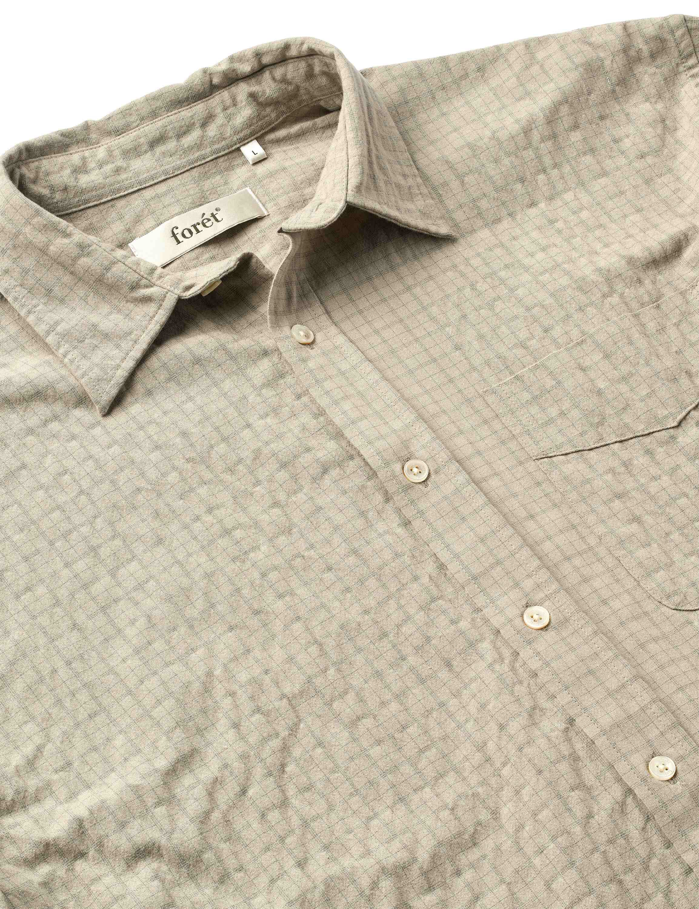 SCOUT RELAXED FIT MICRO CHECK SHIRT