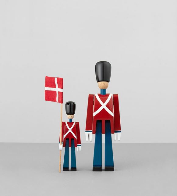 Faneb&aelig;rer mini r&oslash;d/bl&aring;/hvid