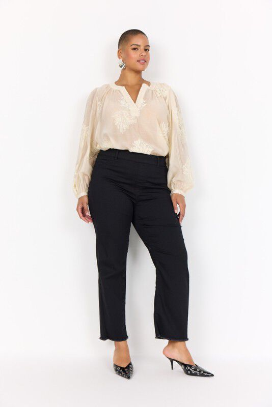 Curvy WA-SILICIA 1 Bluse Creme