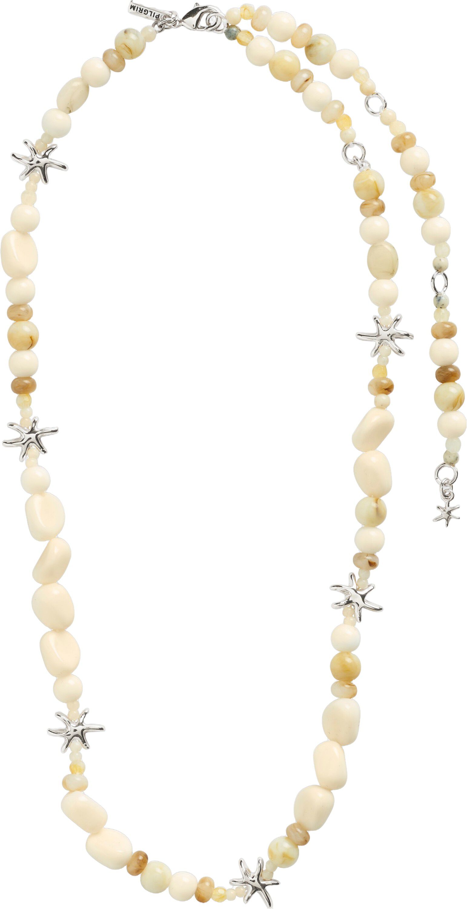 PRISM necklace white/silver-plated