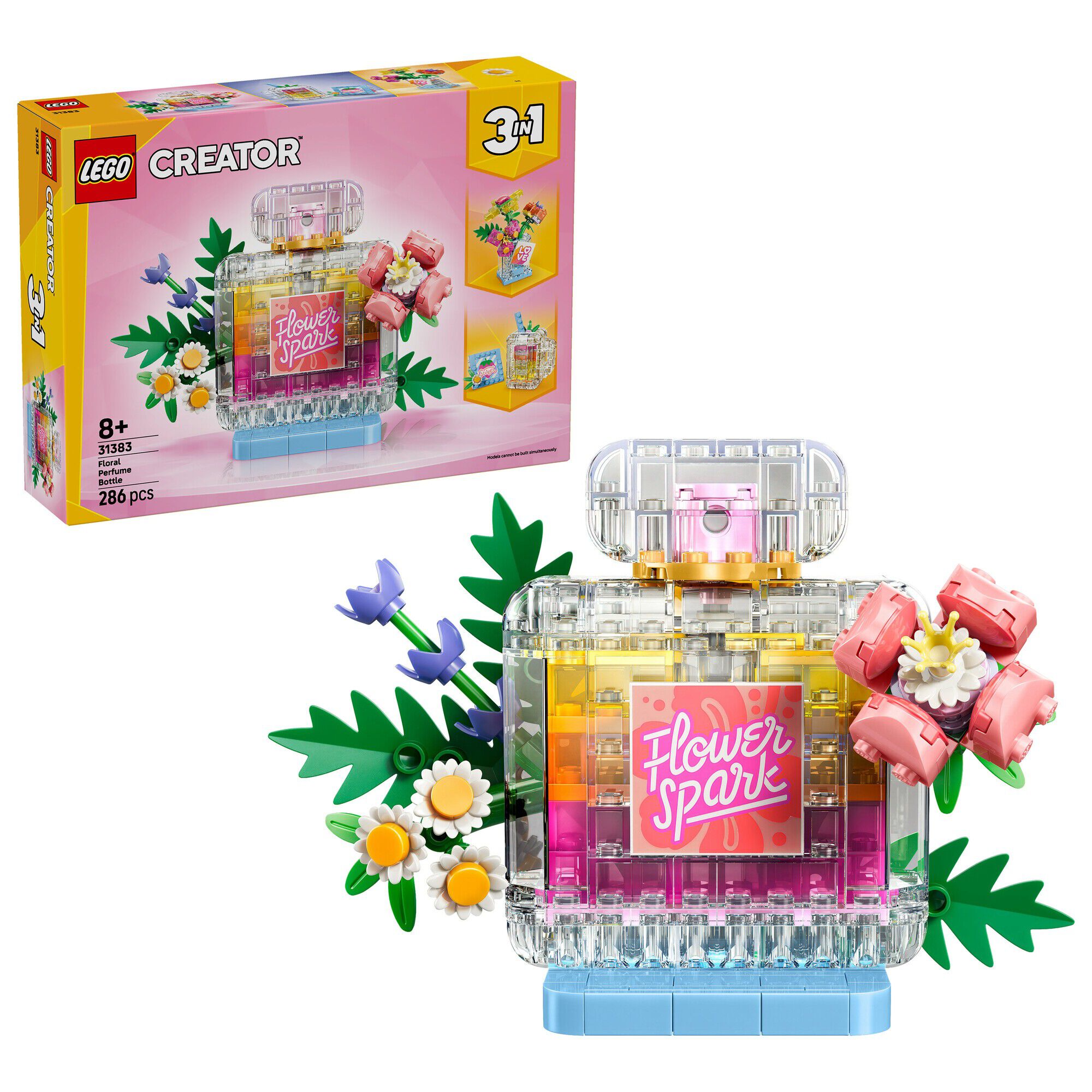 Blomsterpynt - Parfumeflaske 31383