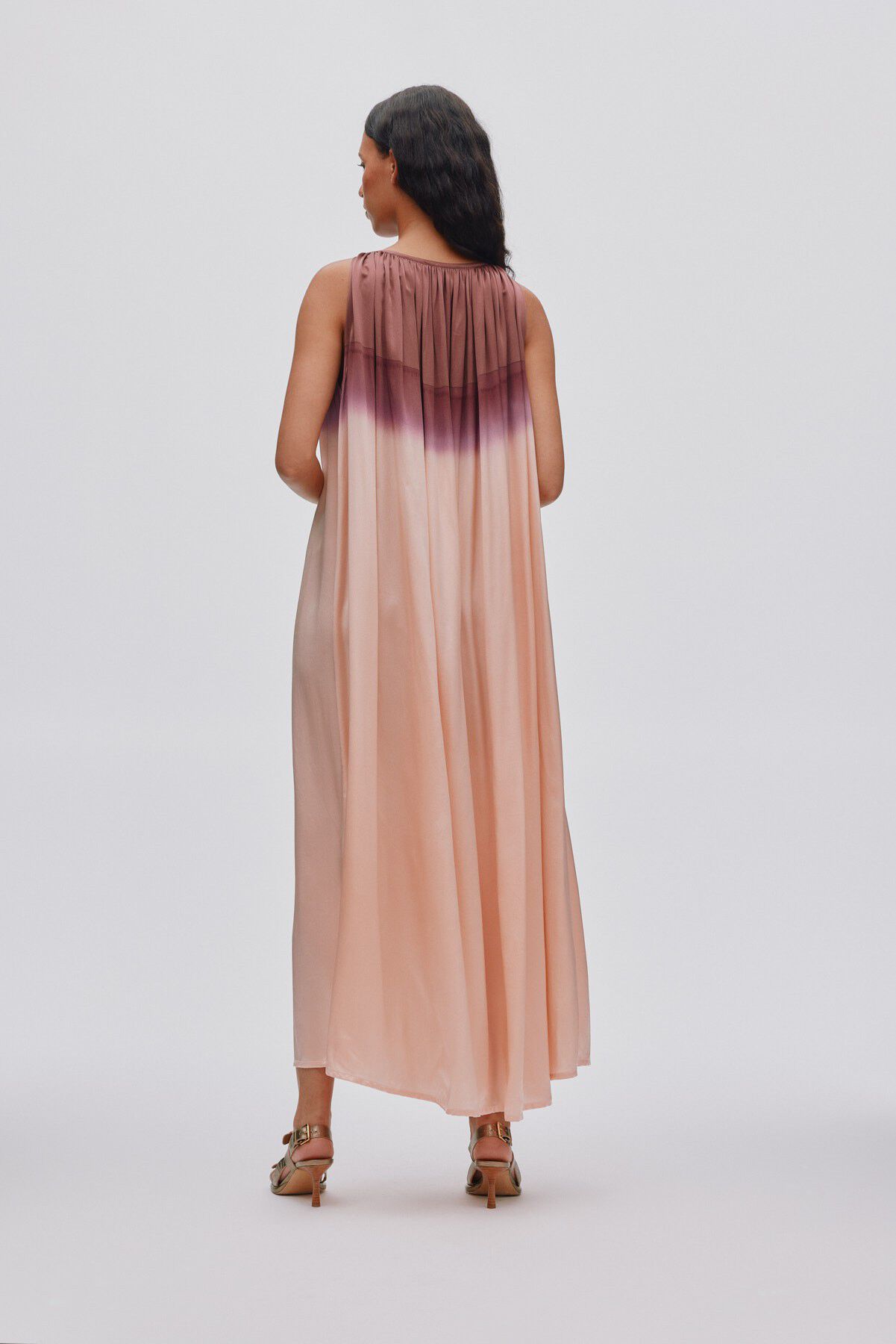 Horizon gathered halter dress - Sab