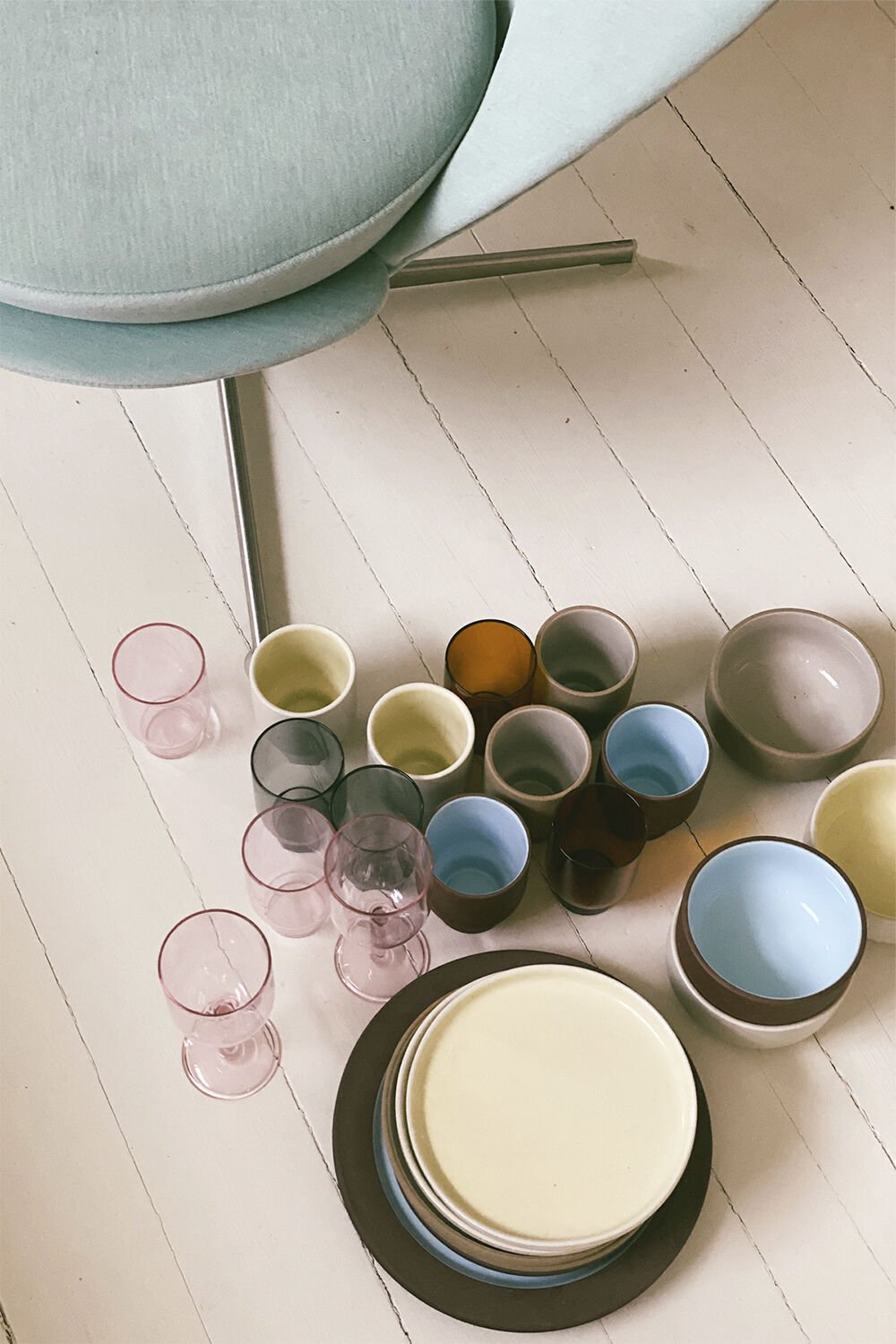 WATER GLASS, 2 PCS, TALL, SMOKE, 65110S