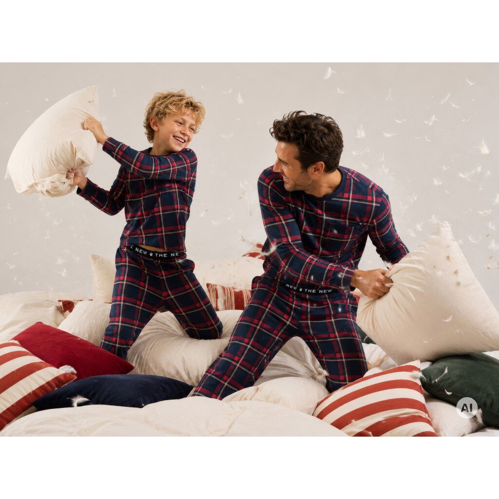 Tnholiday Tartan-nattsett