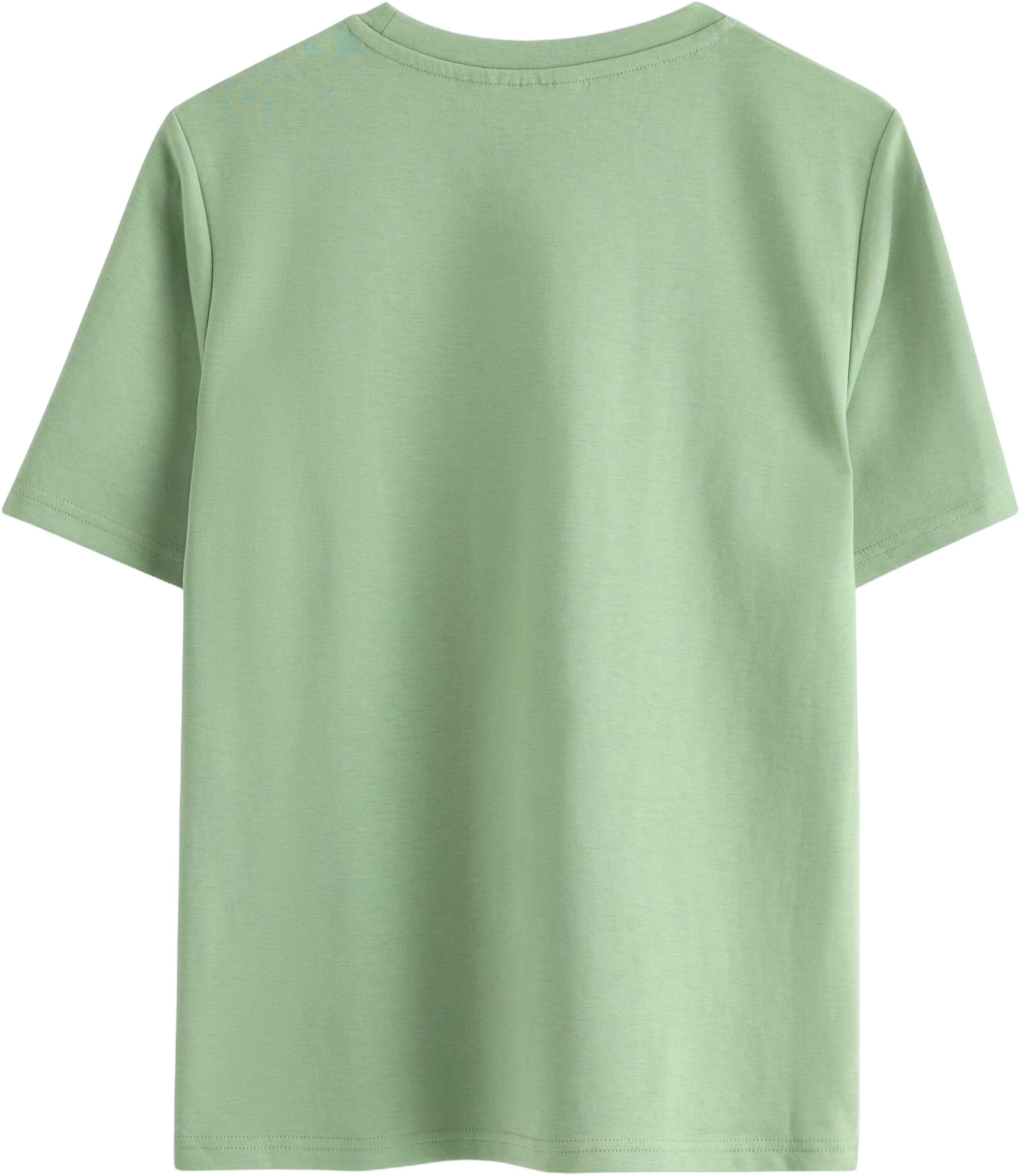 Kort&auml;rmad t-shirt i en n&aring;got krafti