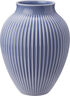 Knabstrup vase H 27 cm ripple lavender