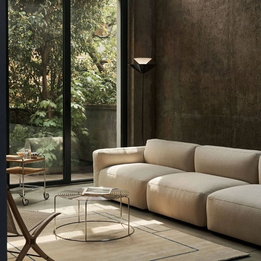 Wire Coffee Table VP17 Stainless steel
