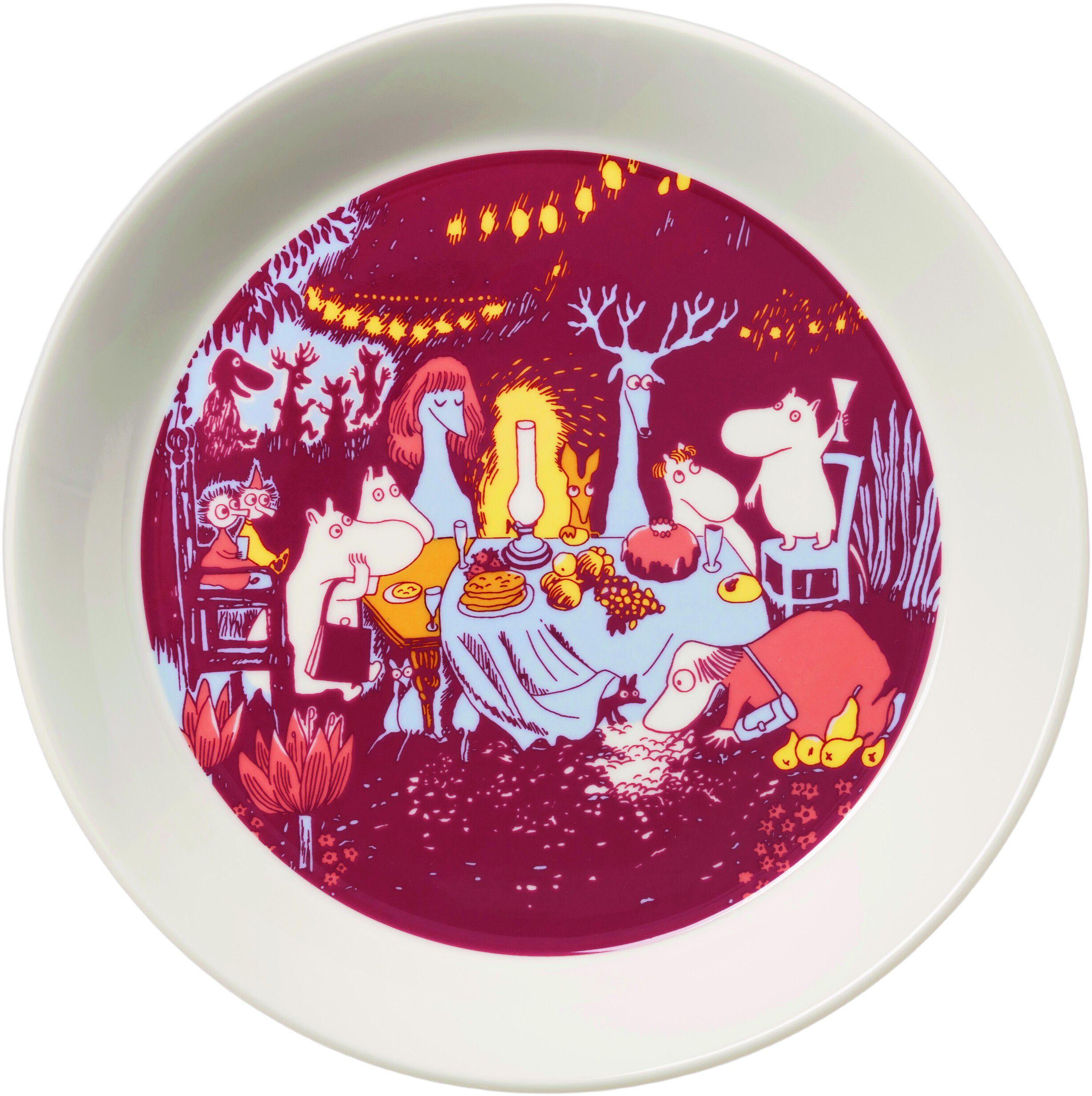 Moomin Arabia 19cm tallerken Festlige &Oslash;jeblikke