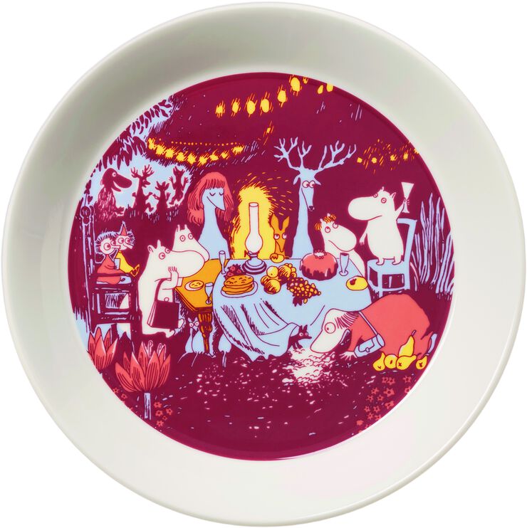 Moomin Arabia 19cm tallerken Festlige Øjeblikke