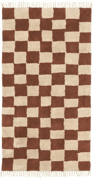 Mara Washable Rug - Rust/Warm Sand