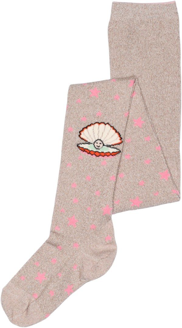 Shell glitter tights