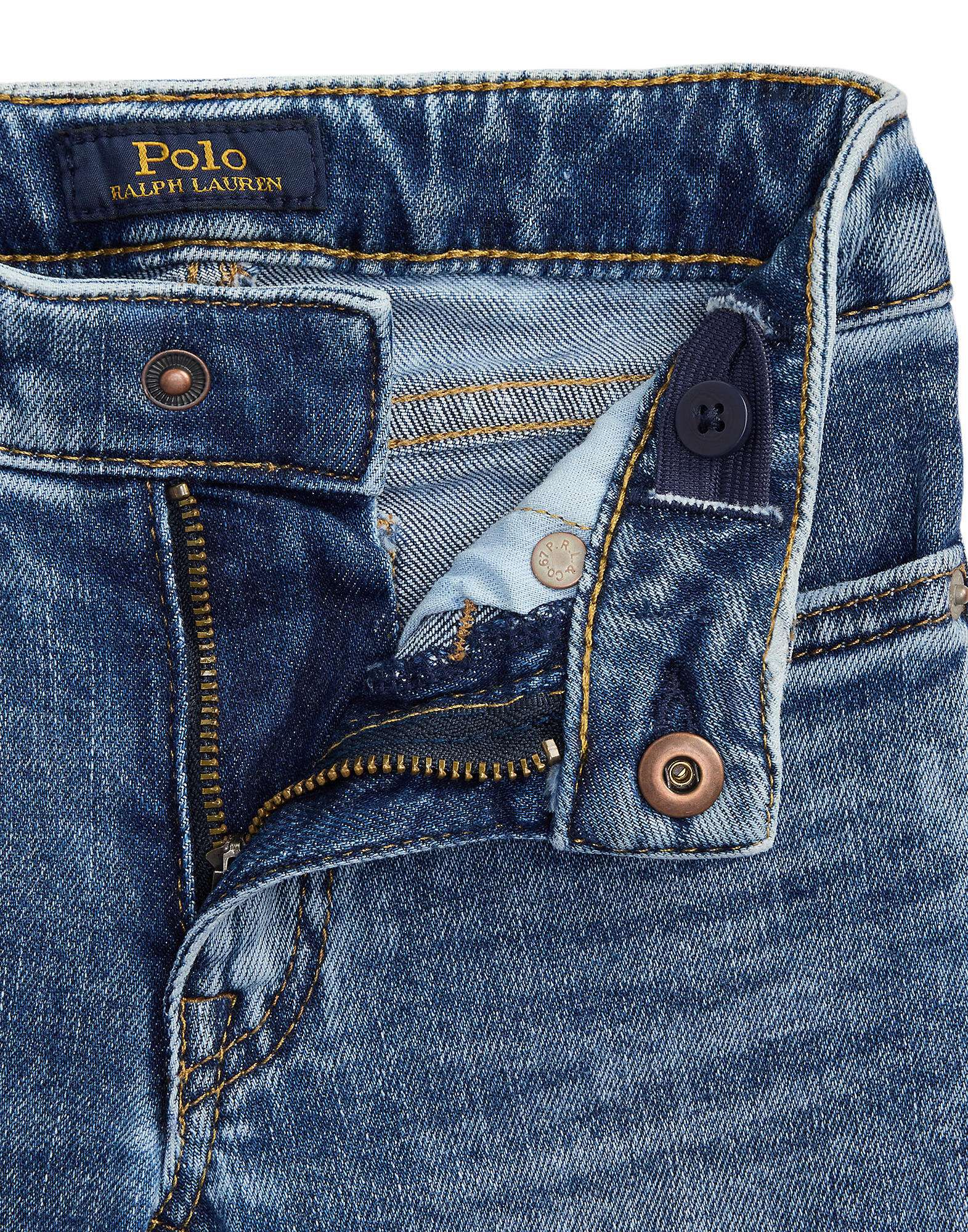 Flared Indigo Denim Jean