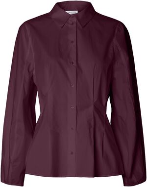 SLFDELIA LS FITTED SHIRT EX