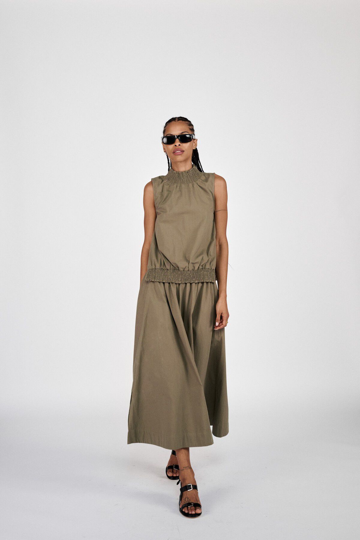 Poplin heavy full skirt - Guri