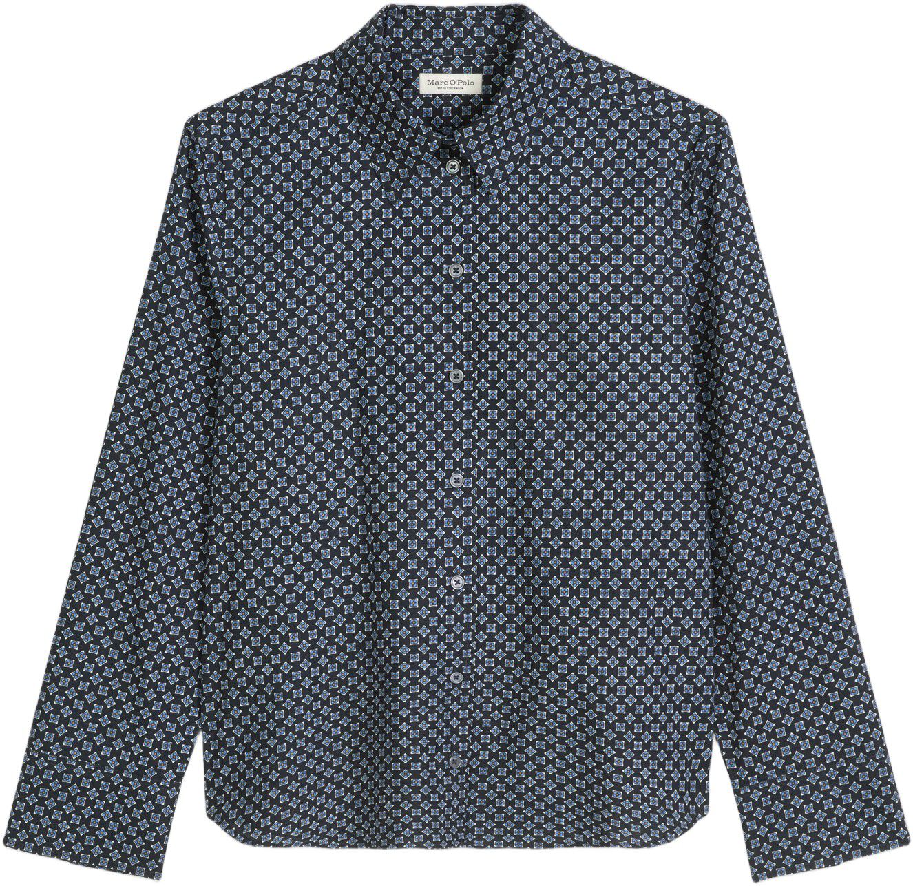 Blouse, casual fit, a-shape, longsl