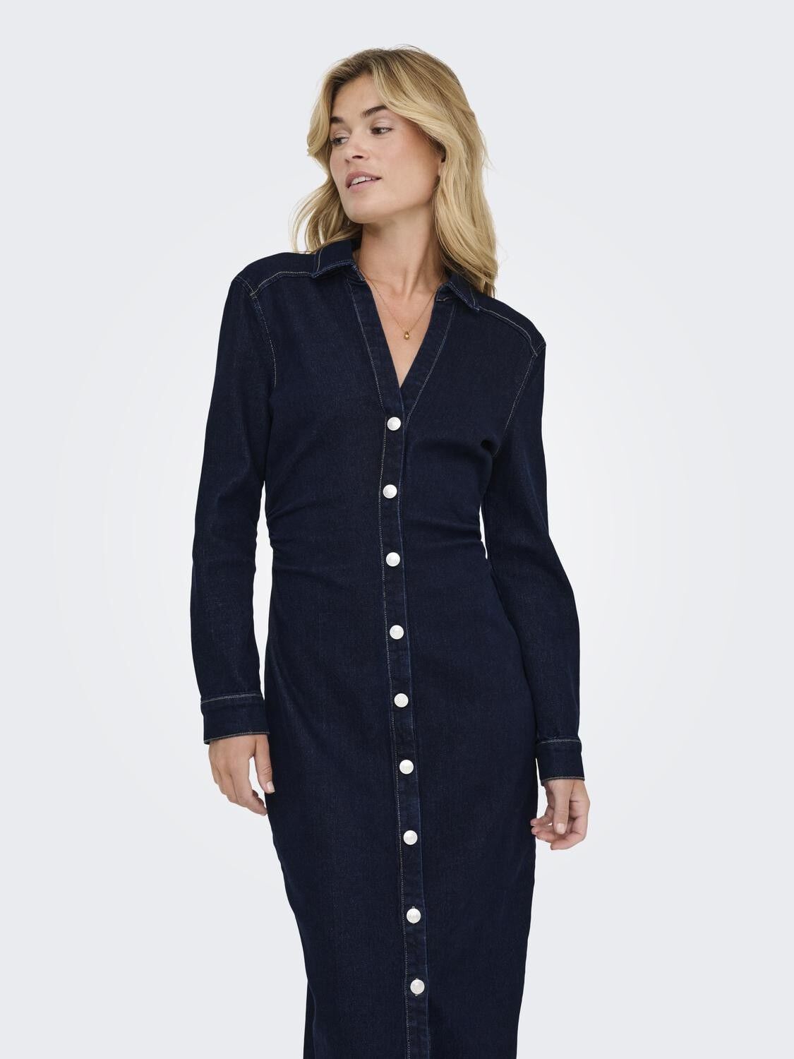 ONLCAITLIN LS DNM DRESS BJ