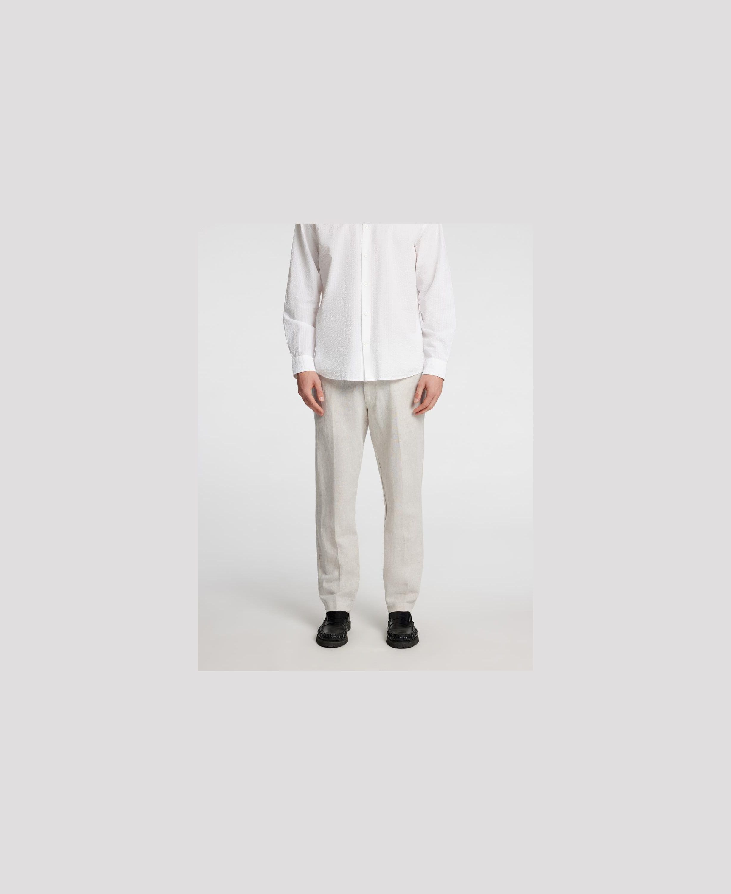 Slh196-Straight Leroy Linen Bld Pnt Noos
