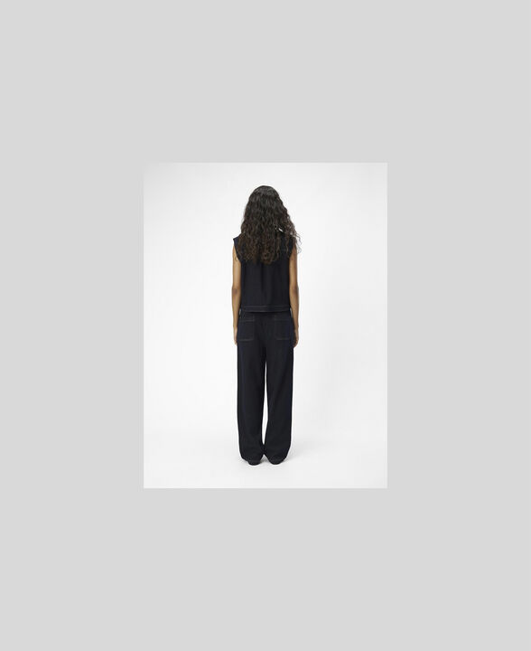 OBJCAMILLA DENIM MW LOOSE PANTS 135