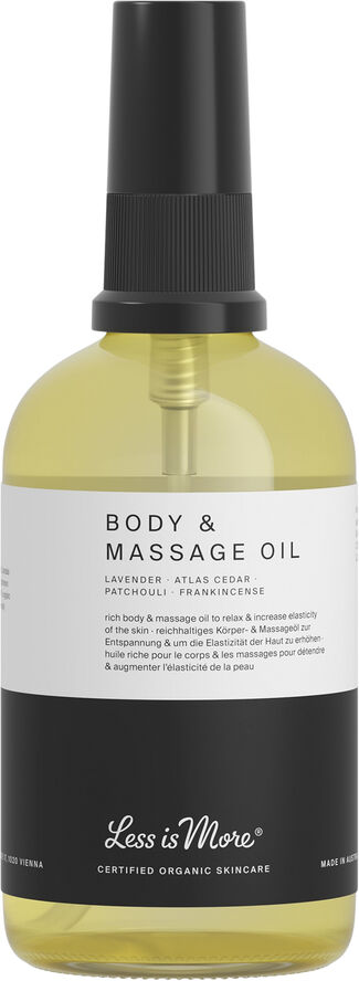 Organic Body & Massage Oil Lavender
