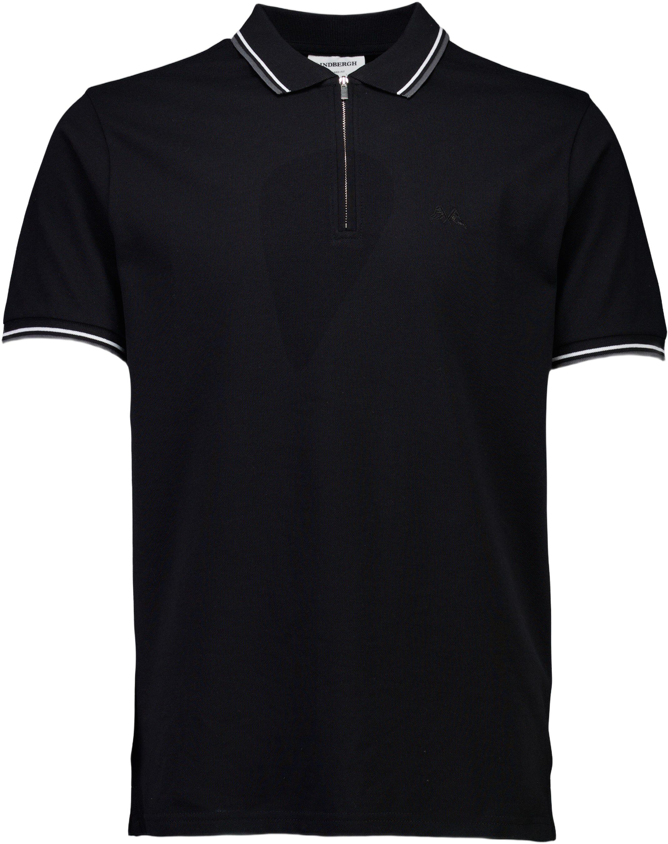 Polo shirt with zip recycled