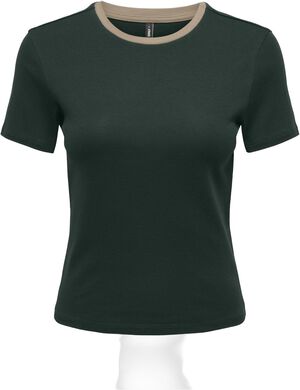 ONLBINA S/S SHORT TOP SOLID OS CS J