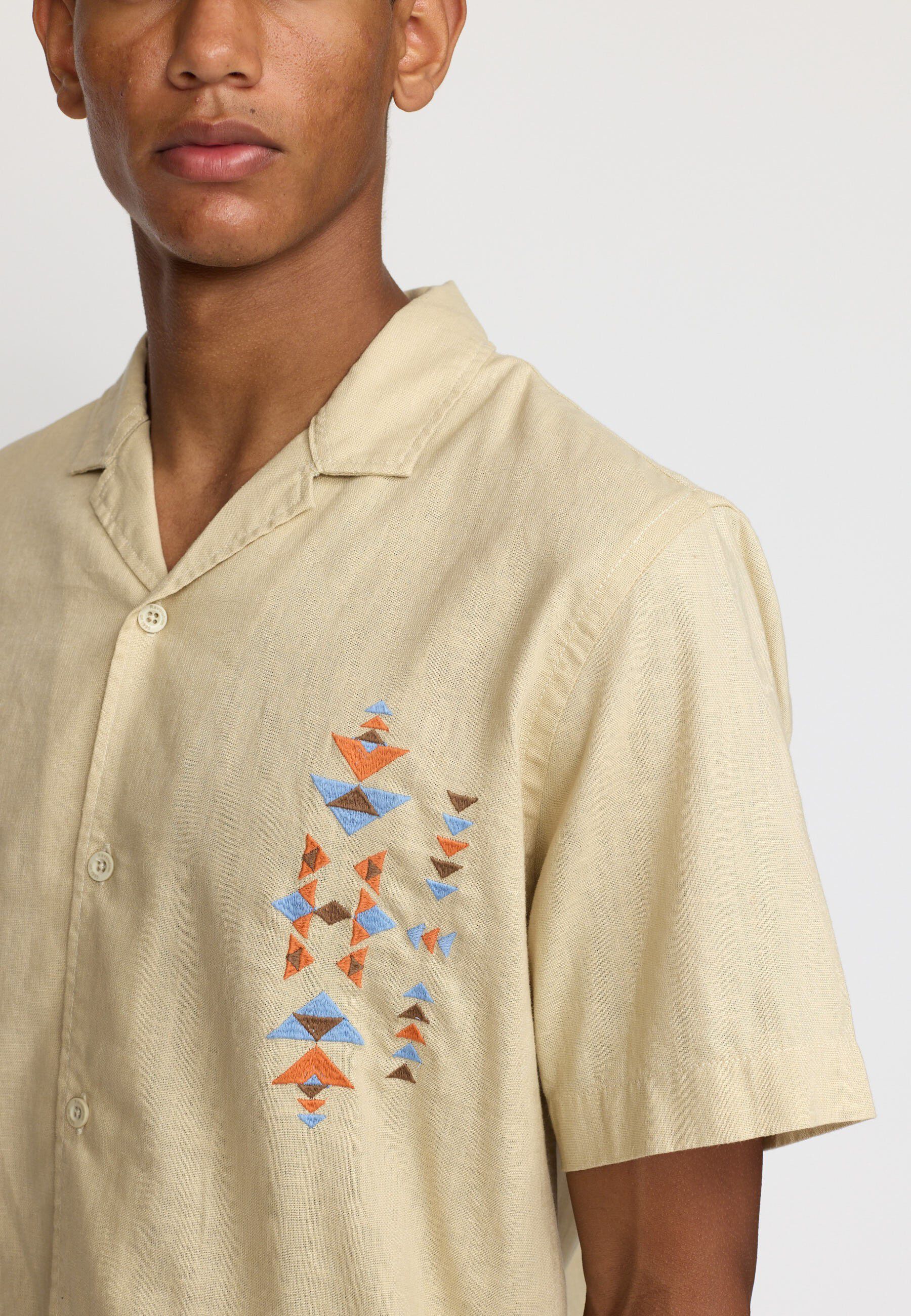 Short-sleeved Cuban Shirt