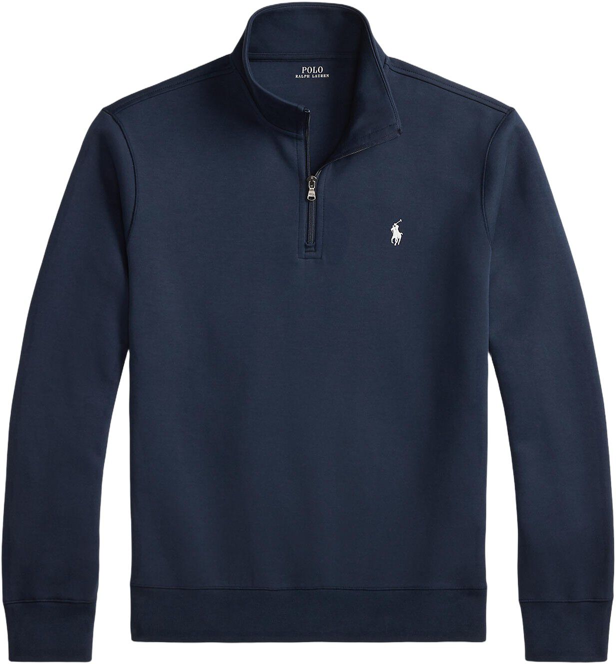 Double-Knit Quarter-Zip Pullover