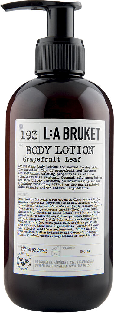 193 Bodylotion Grapefruit Leaf 240 ml CosO