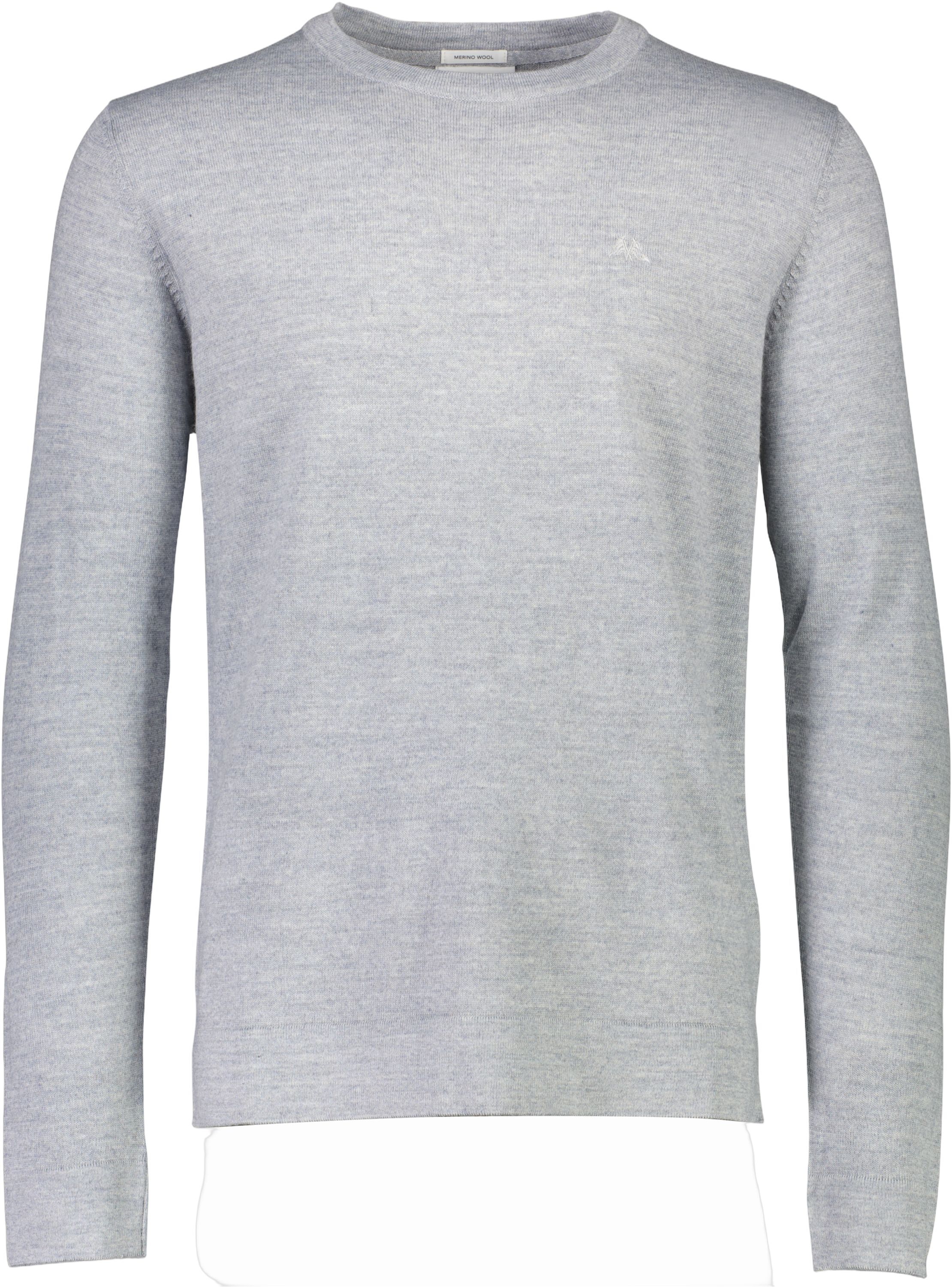 Merino strik med rund hals