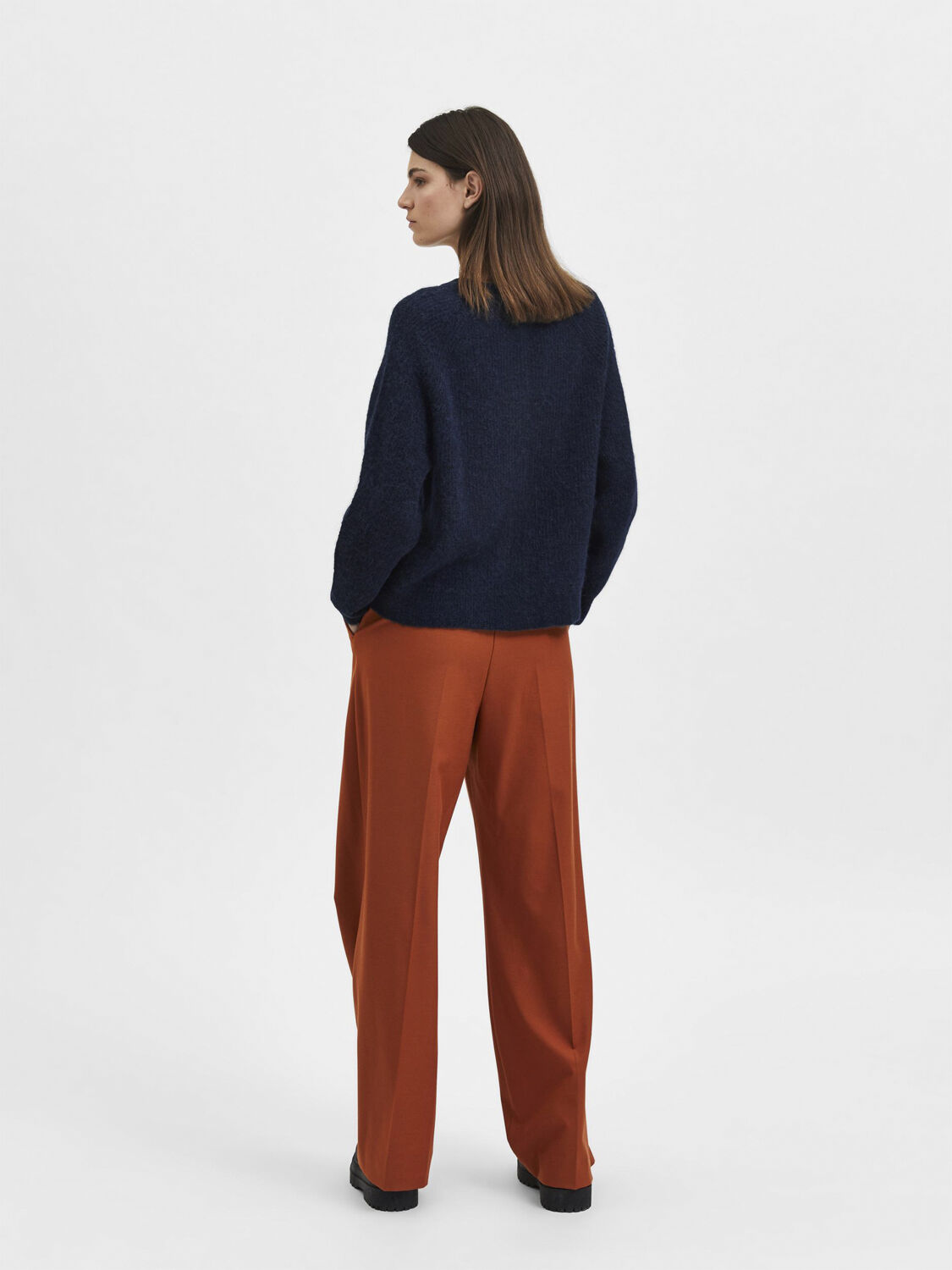 Slflulu Ls Knit Short Cardigan Noos