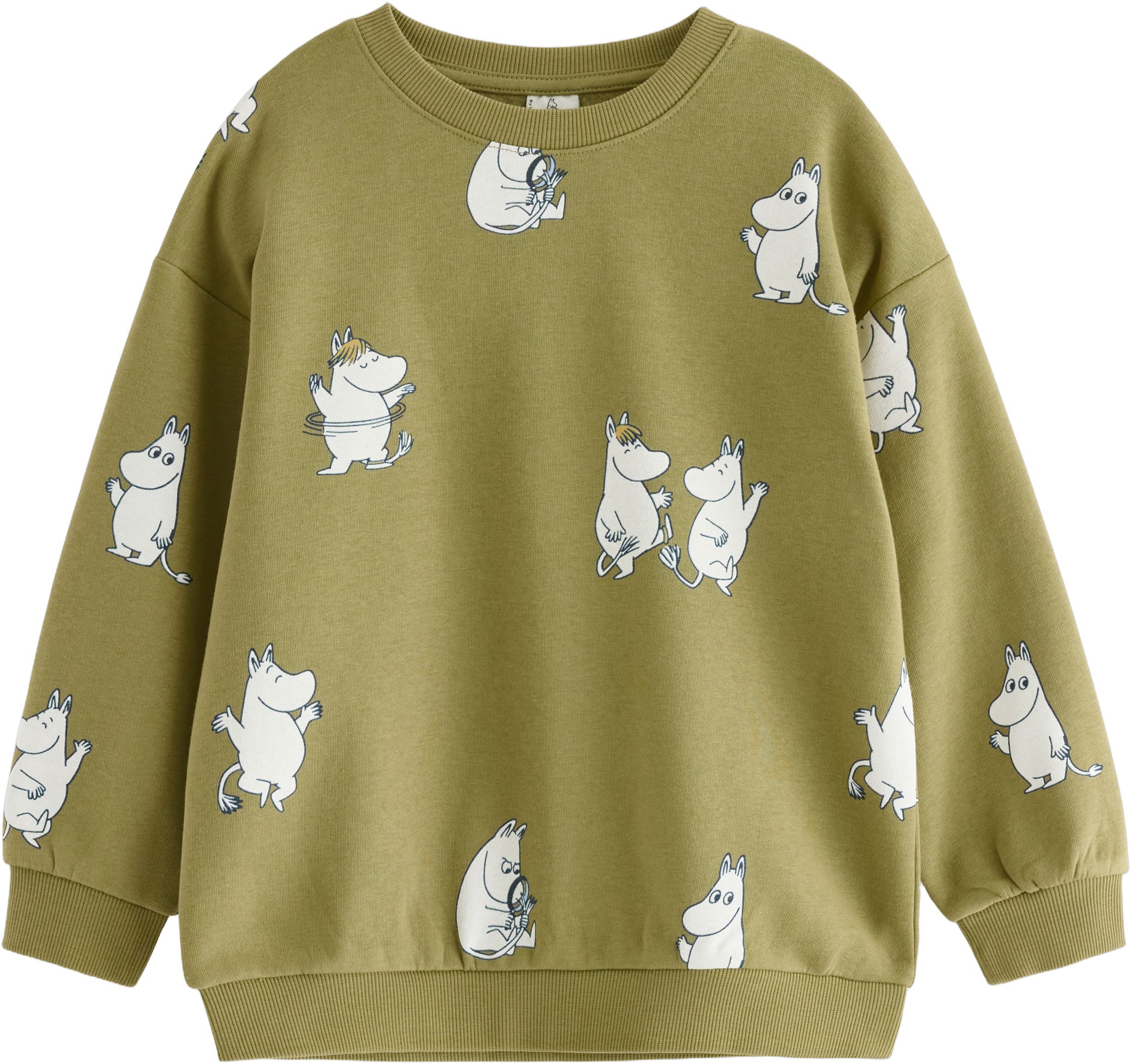 Mumin sweatshirt med borstad insida