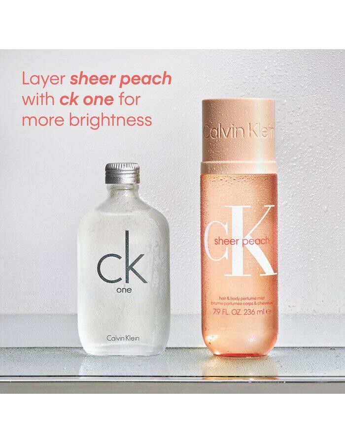 Calvin Klein Sheer Peach Hair & Body Mist 236 ml