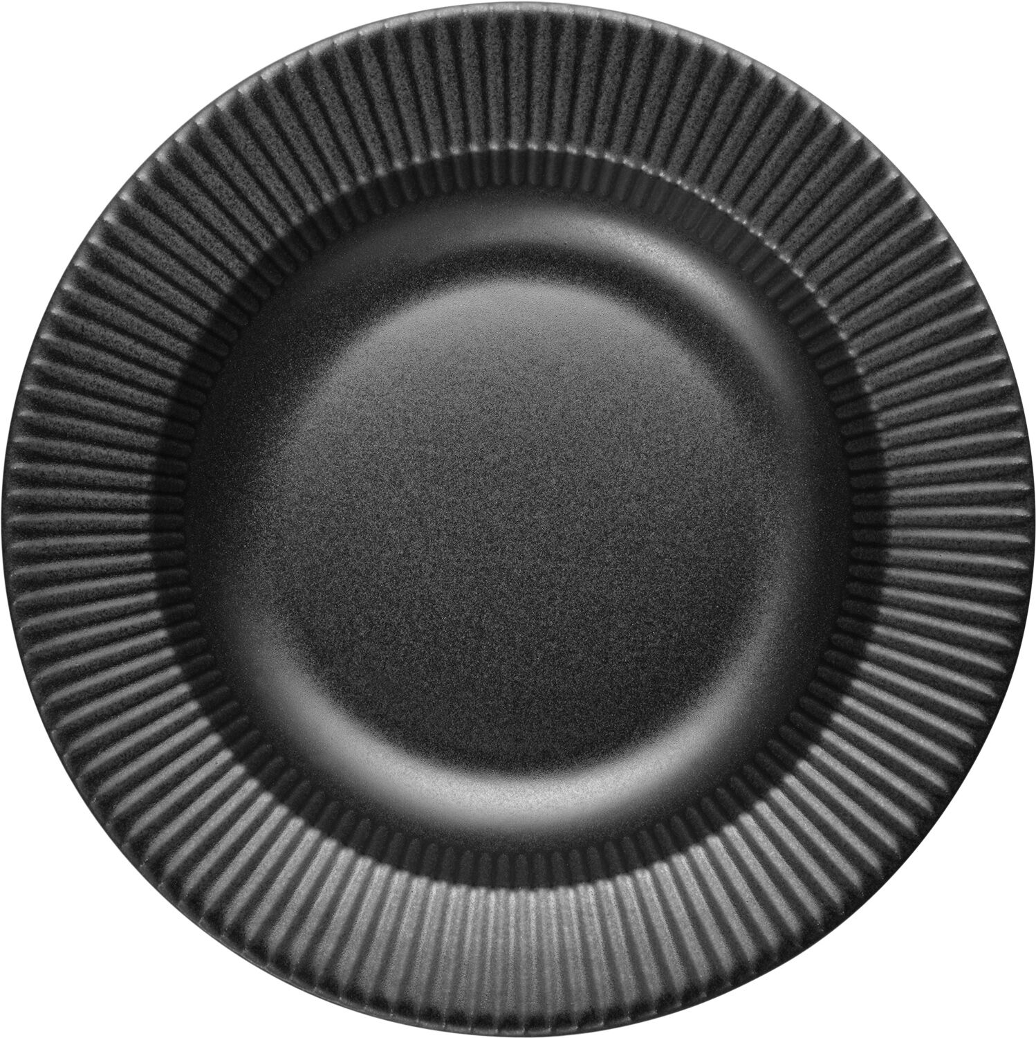 Legio Nova Dyb tallerken 22 cm Black - 4 stk