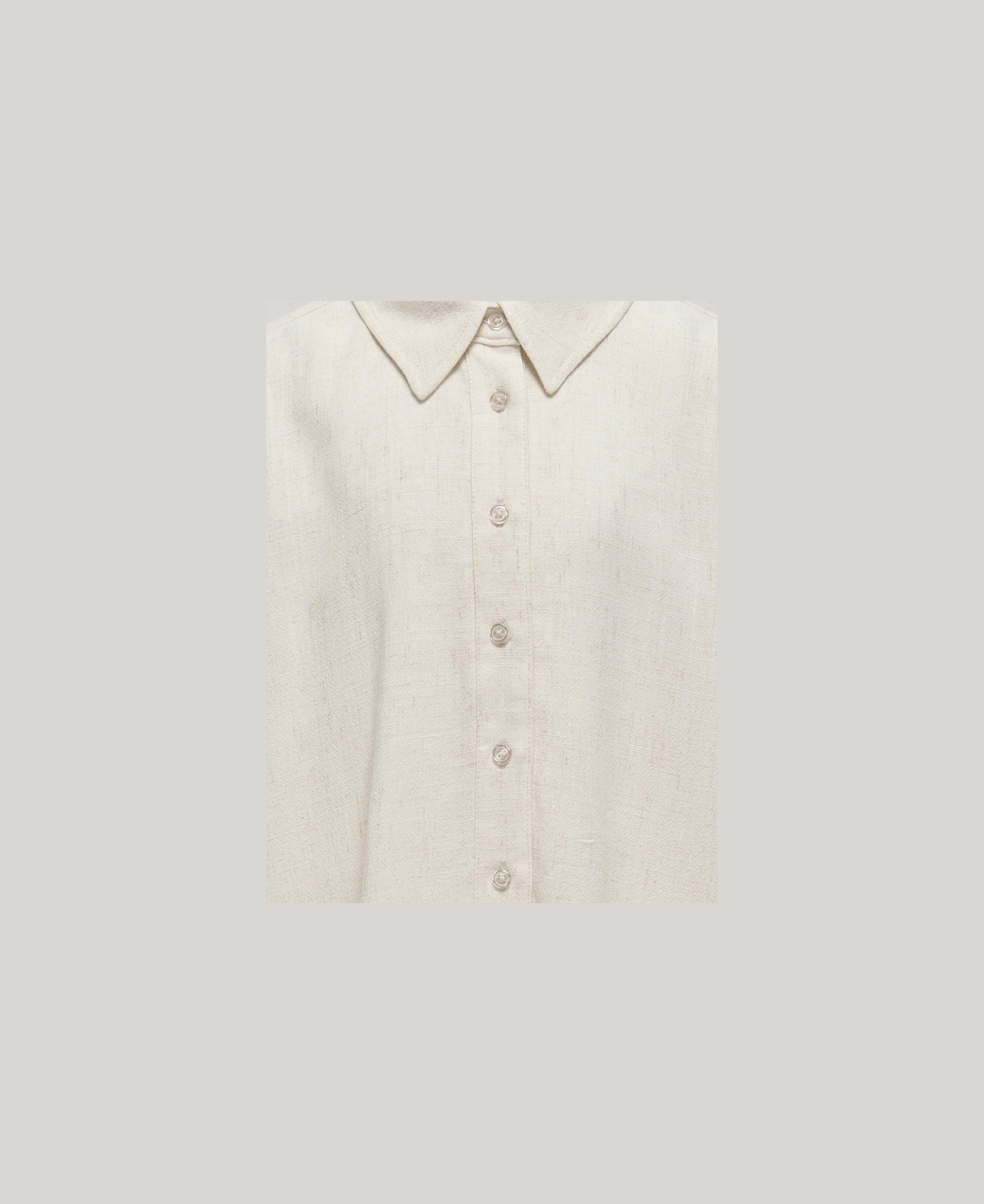 KOGSIESTA L/S LINEN BLEND OVS SHIRT